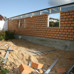 Agrandissement terrasse pour espace de jeu pour enfants Montlouis-sur-Loire